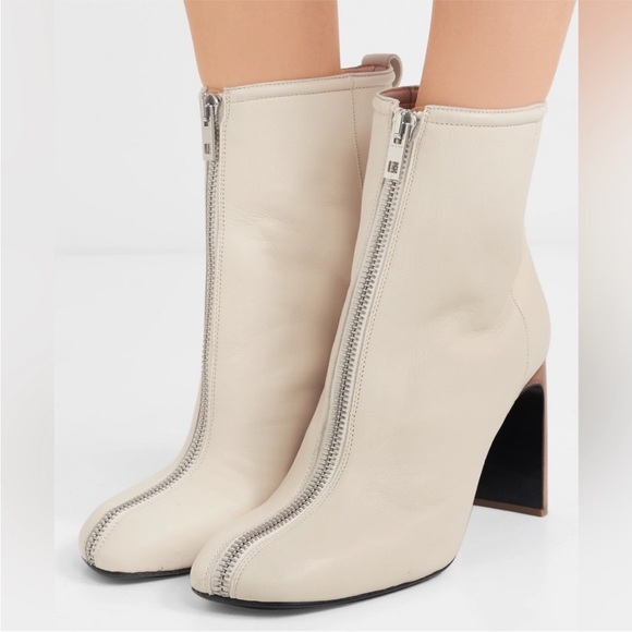Rag & Bone Ellis Cream Leather Tabi Style High boots with Zipper 38 / 8.5 $770 - Picture 2 of 13